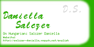 daniella salczer business card